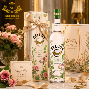 Beluga Noble Botanicals Rose Lime 700ml Gift Set cao cấp với hộp quà sang trọng, phù hợp quà tặng doanh nghiệp và đối tác.