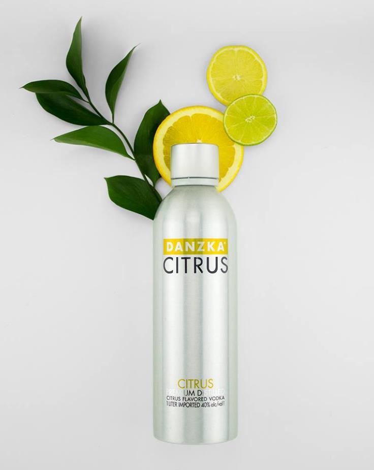 Rượu Vodka Danzka Citrus 1000ml Chính Hãng | Vodka Cam Chanh Đan Mạch - Ảnh 3