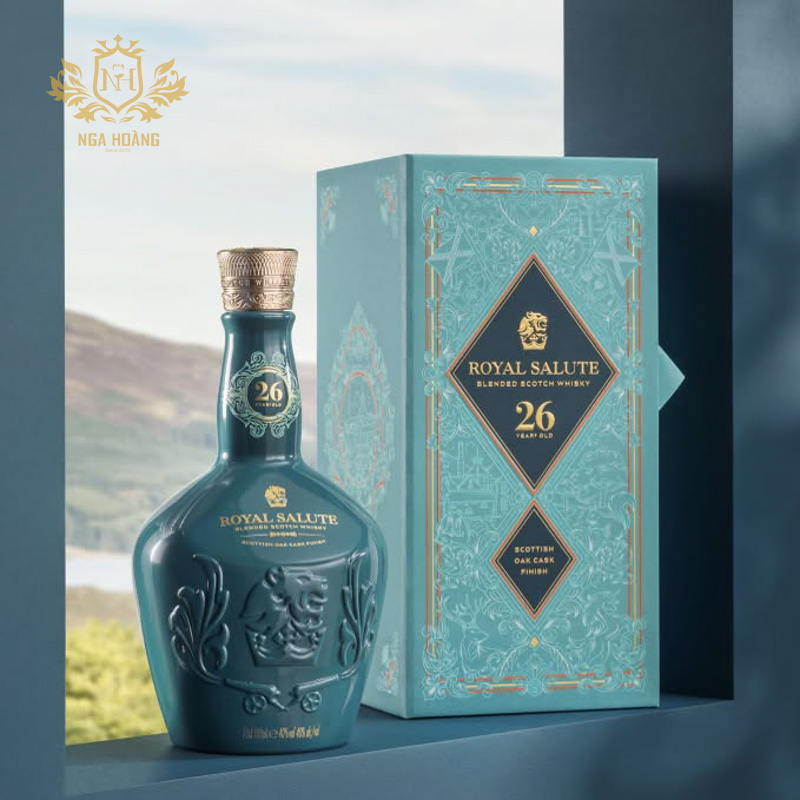 Royal Salute 26 Scottish Oak Cask Finish - Dấu ấn gỗ sồi Scotland hiếm gặp