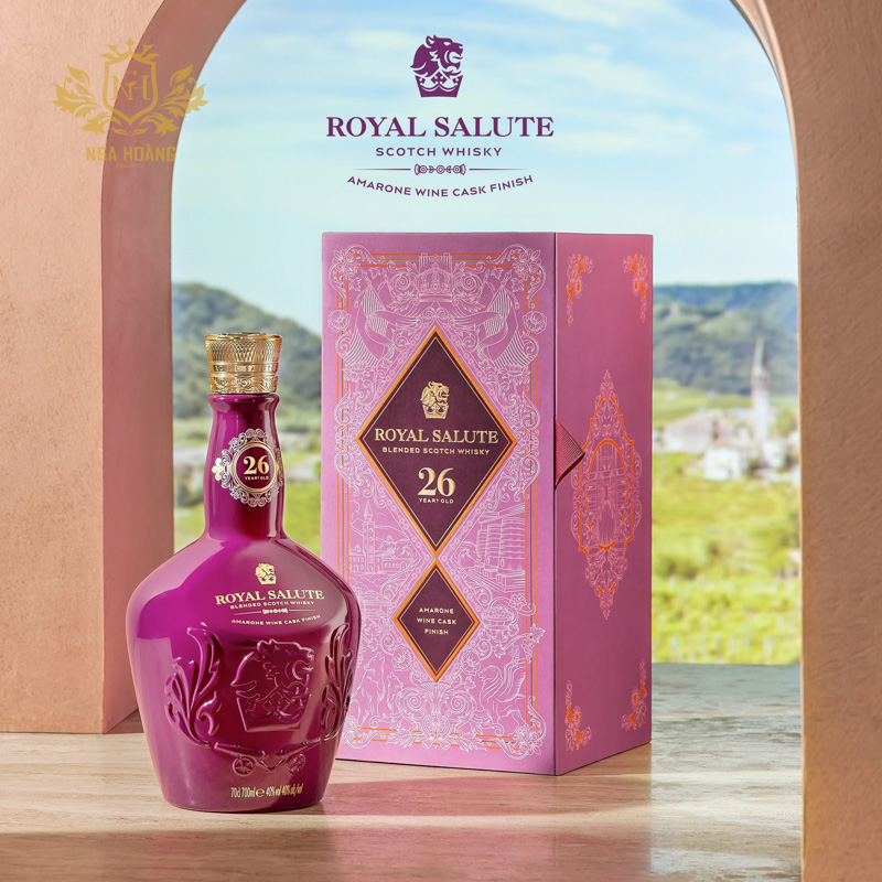 Royal Salute 26 Amarone Wine Cask Finish - Sự xa hoa kiểu Ý trong một chai whisky