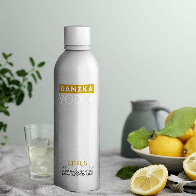 Rượu Vodka Danzka Citrus 1000ml Chính Hãng | Vodka Cam Chanh Đan Mạch - Ảnh 2