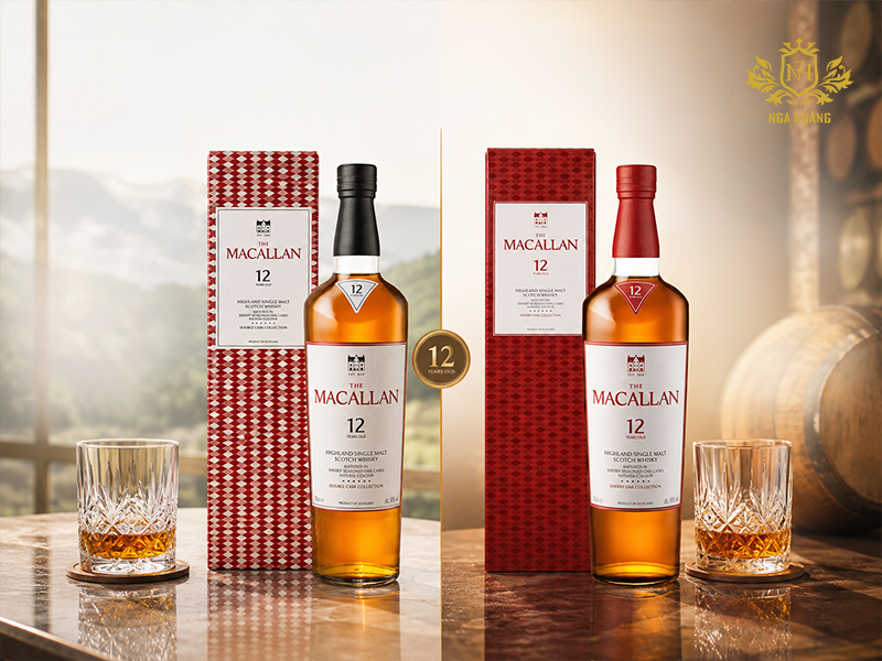 Macallan 12 Double Cask khác gì Macallan 12 Sherry Oak?