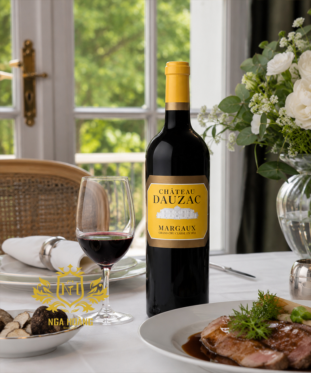 RƯỢU VANG ĐỎ CHÂTEAU DAUZAC MARGAUX 2015 - Ảnh 2