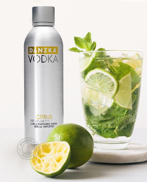 Rượu Vodka Danzka Citrus 1000ml Chính Hãng | Vodka Cam Chanh Đan Mạch - Ảnh 4