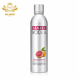 Vodka Danzka Grapefruit 1000ml chính hãng nhập khẩu từ Đan Mạch, hương bưởi tự nhiên, chai nhôm Scandinavian cao cấp.