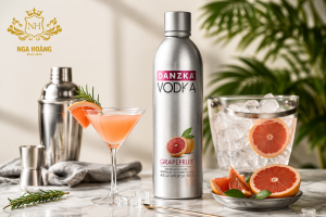 Vodka Danzka Grapefruit 1000ml sử dụng pha chế cocktail cao cấp với hương bưởi tự nhiên từ Đan Mạch.