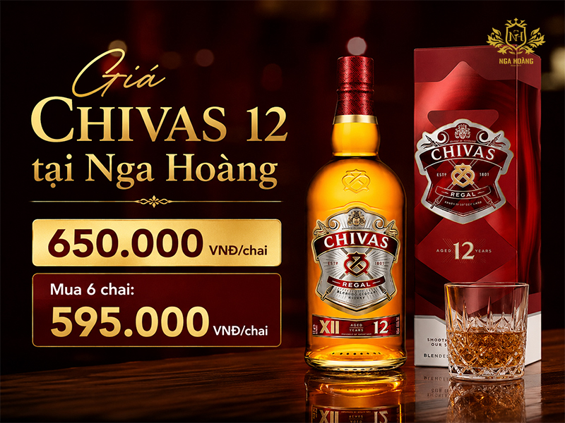 Giá Chivas 12 hiện nay bao nhiêu?