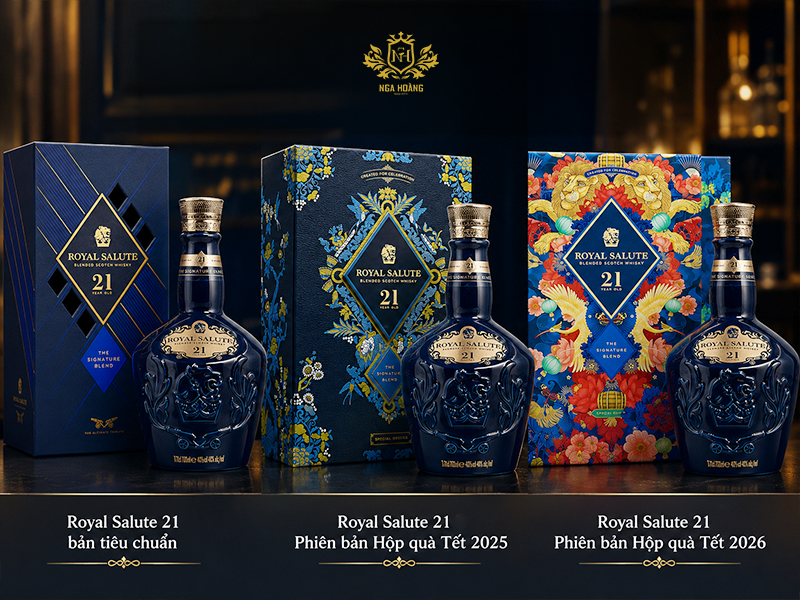Nên chọn Chivas 21 bản tiêu chuẩn hay hộp quà?