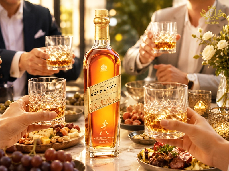 Johnnie Walker Gold Label dung tích 1L - Lựa chọn phù hợp cho những buổi thưởng thức đặc biệt