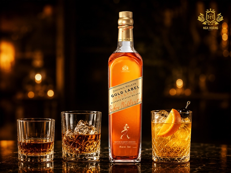 Johnnie Walker Gold Label thưởng thức như thế nào ngon nhất?