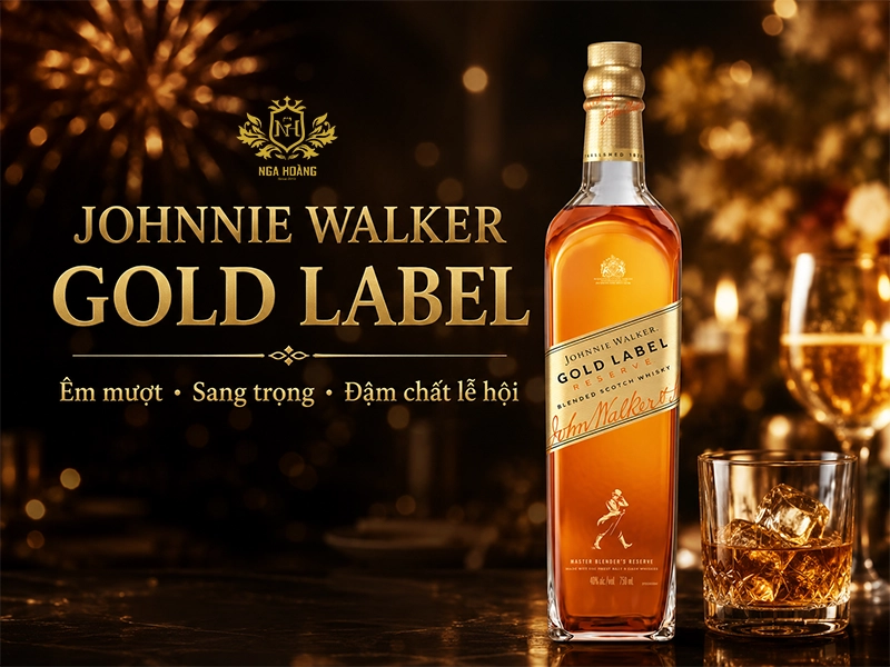 Johnnie Walker Gold Label - Whisky sang trọng cho những khoảnh khắc đáng nhớ