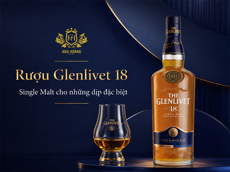 Rượu Glenlivet 18