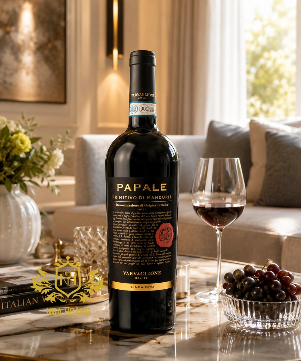 RƯỢU VANG PAPALE PRIMITIVO - Ảnh 2
