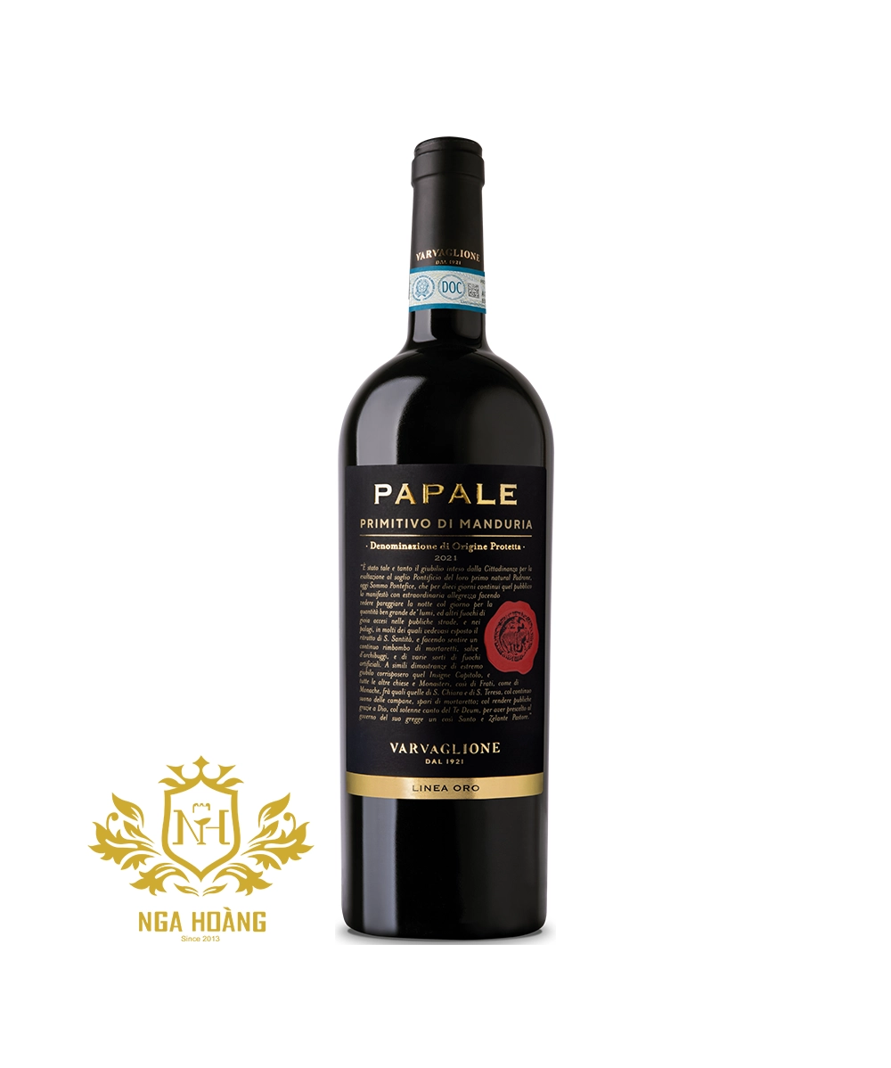 RƯỢU VANG PAPALE PRIMITIVO